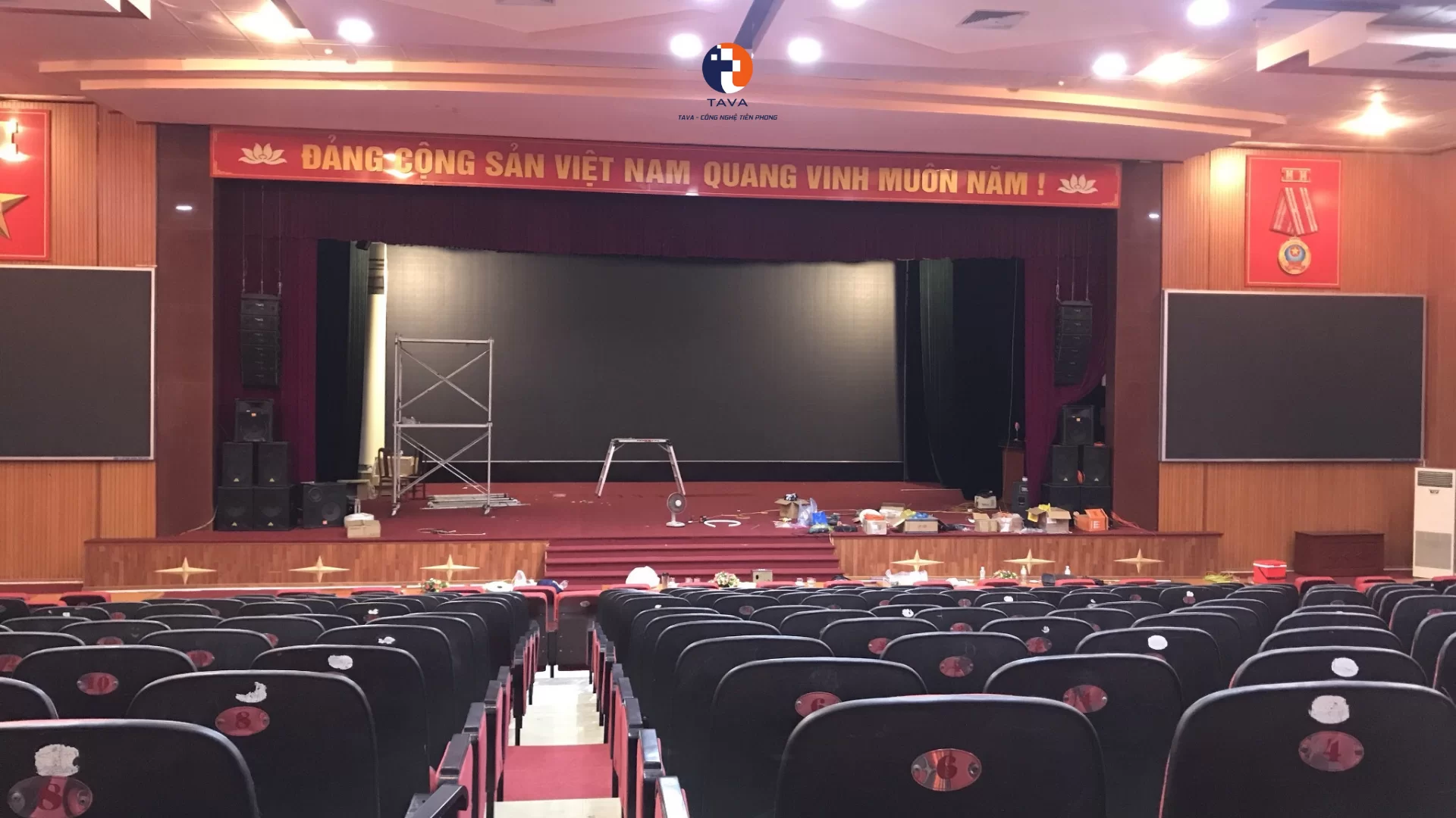 Màn Led trên sân khấu