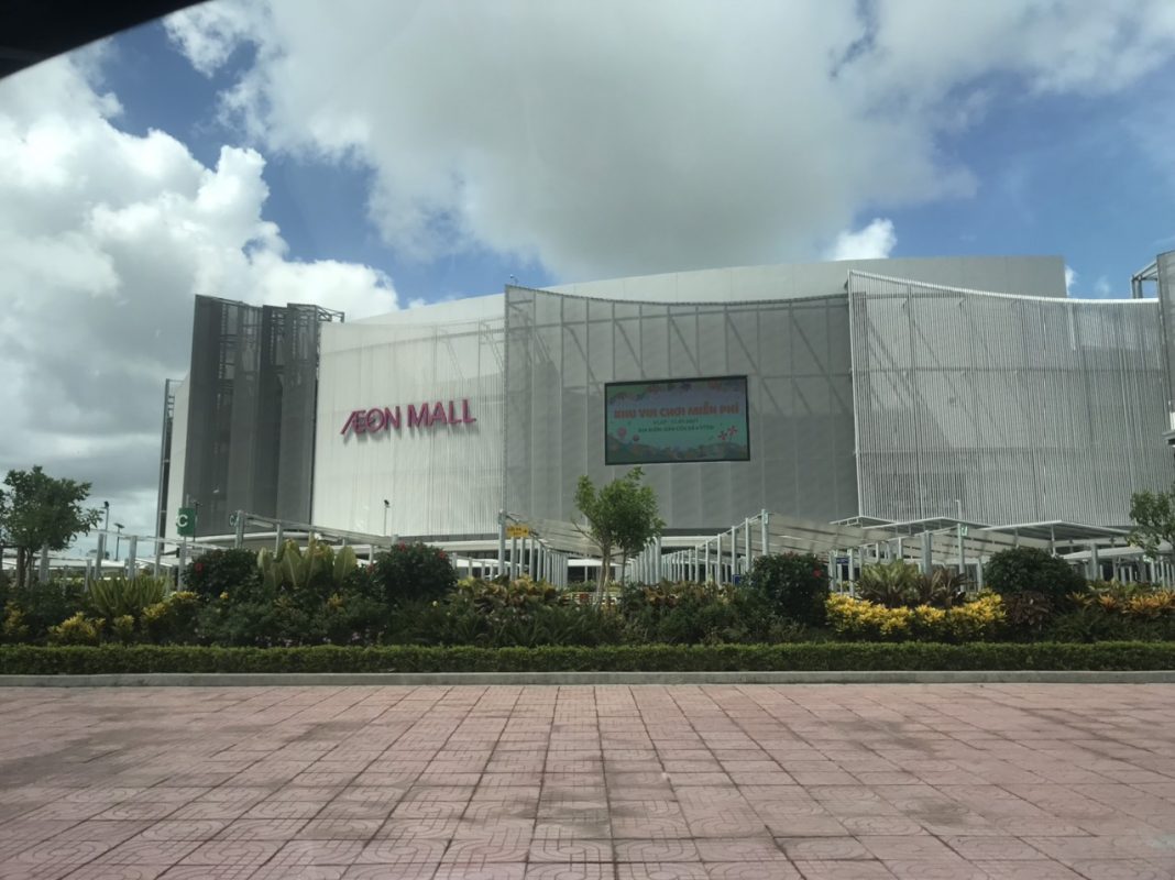 Màn hình led quảng cáo ngoài trời tại aeon