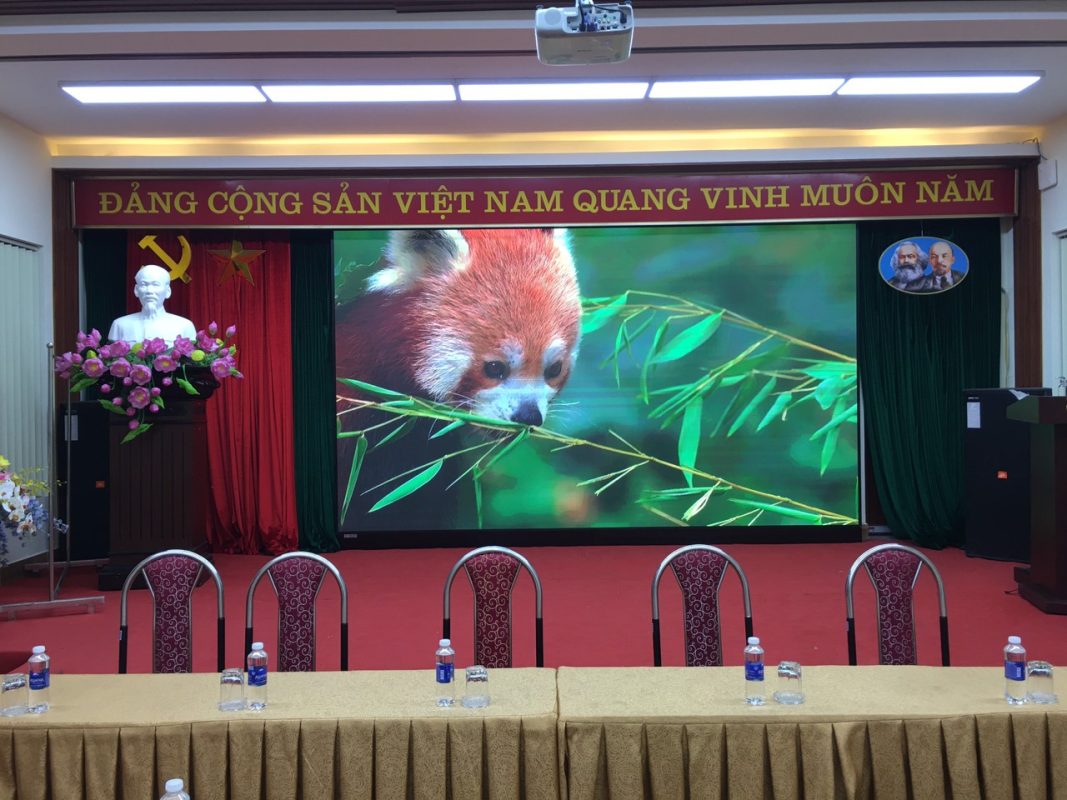 Lắp đặt màn hình led P2.5 tại Sở GTVT Hải Phòng