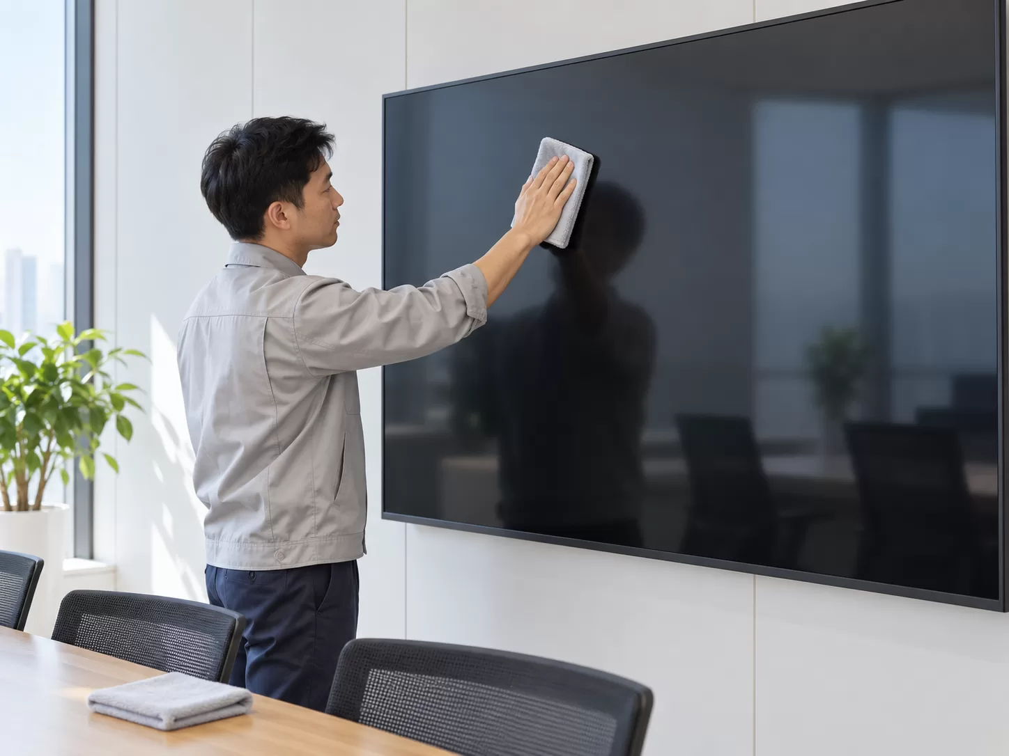 Cách vệ sinh màn hình lớn đúng cách, tránh trầy xước